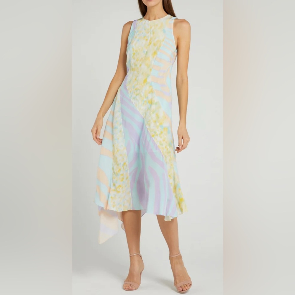 Roberto Cavalli Silk midi dress